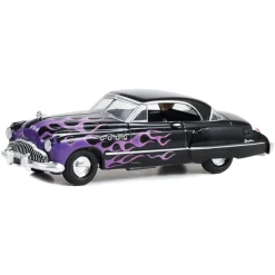 1/64 1949 Buick Roadmaster Hardtop, Black with Flames, Hobby Exclusive