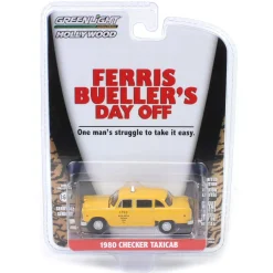 1/64 1980 Checker Taxicab Yellow Cab #1793, Ferris Bueller's Day Off (1986), Hollywood Series 42