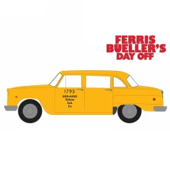 1/64 1980 Checker Taxicab Yellow Cab #1793, Ferris Bueller's Day Off (1986), Hollywood Series 42