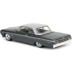 1/64 1964 Chevrolet Bel Air, Dark Gray & Silver Metallic, California Lowriders Series 6