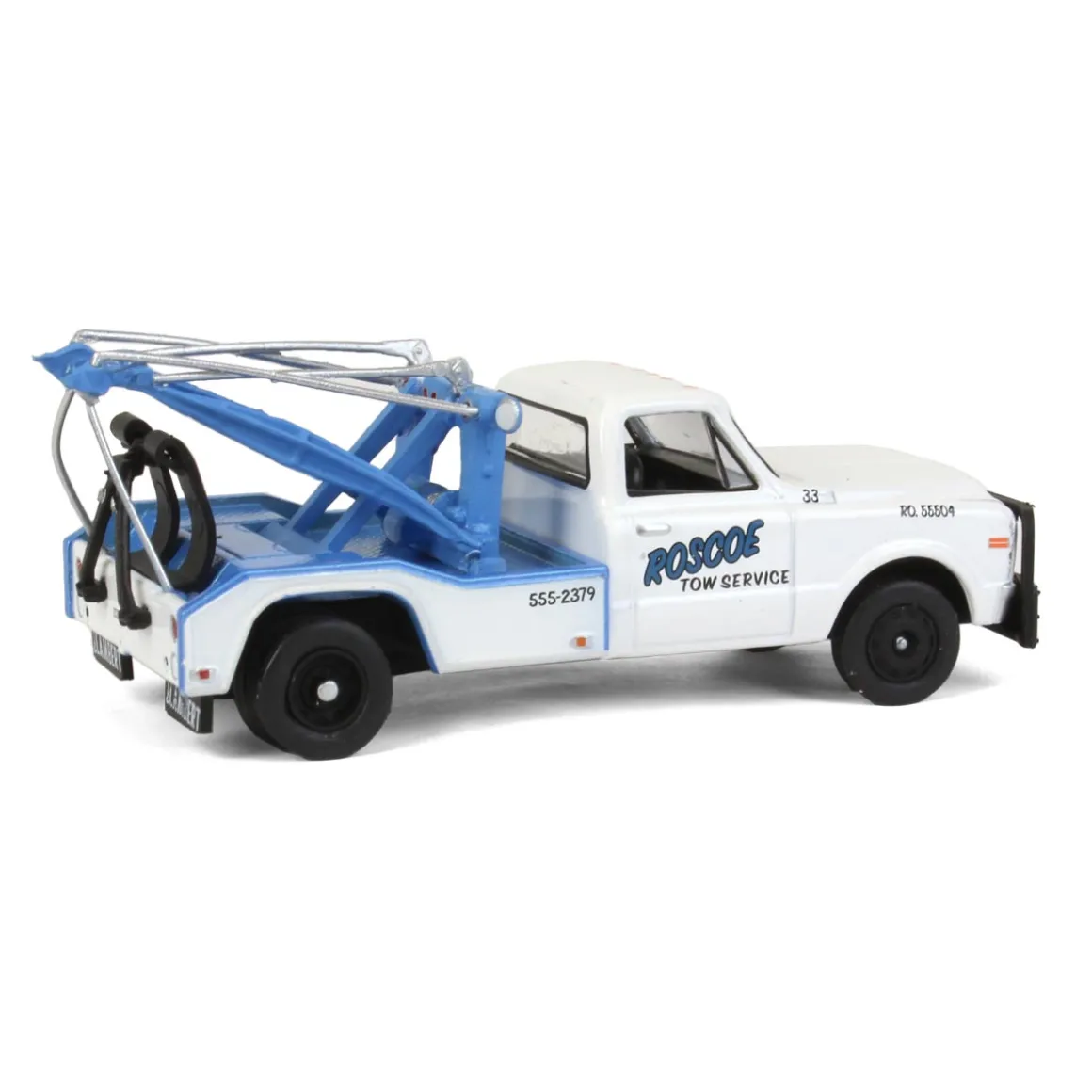 1/64 1969 Chevrolet C-30 Dually Wrecker, Roscoe Tow Service, Starsky & Hutch TV Series