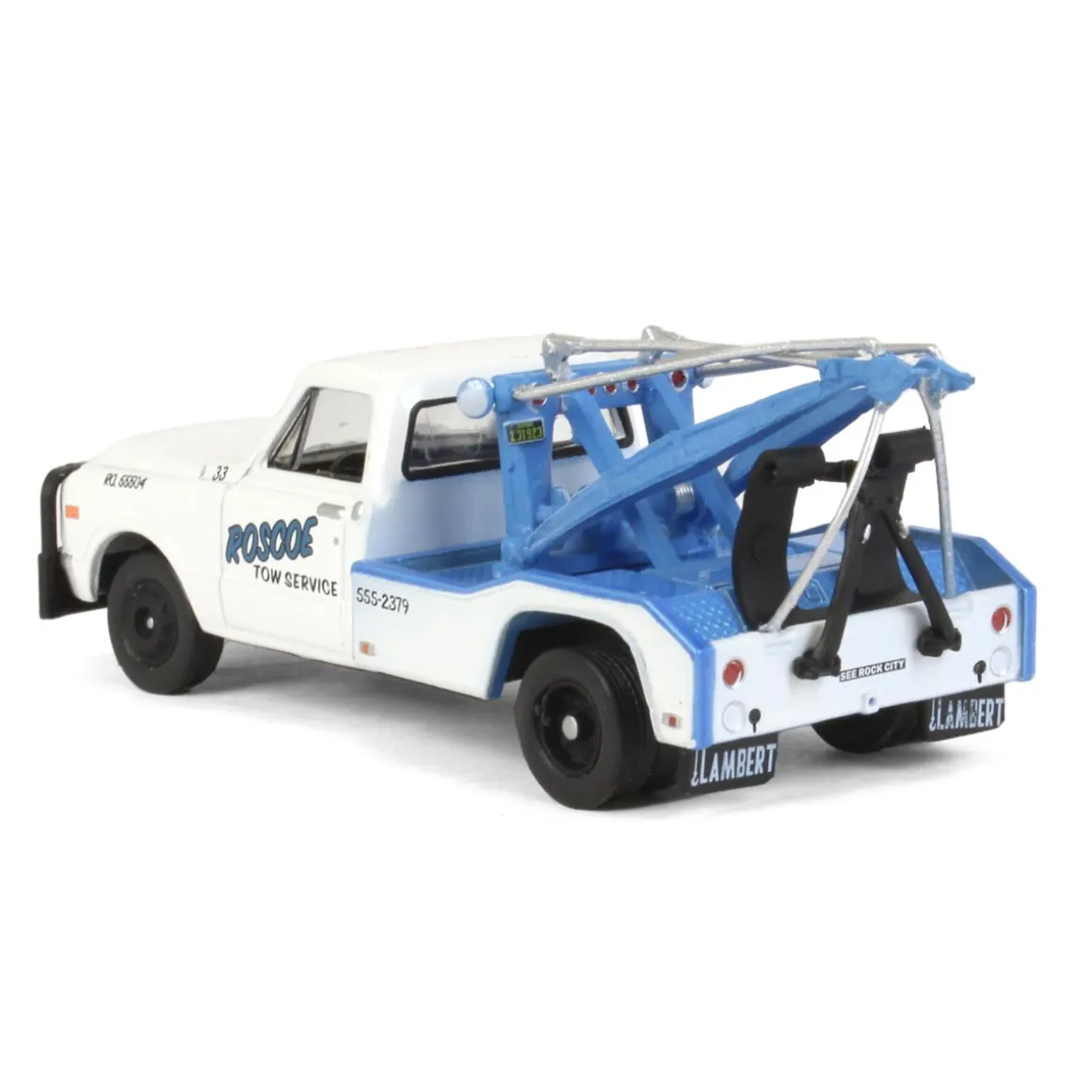 1/64 1969 Chevrolet C-30 Dually Wrecker, Roscoe Tow Service, Starsky & Hutch TV Series