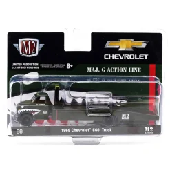 1/64 1968 Chevrolet C60 Ramp Truck, Maj. G Action Line, M2 Machines Hobby Exclusive