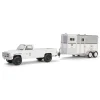 1/64 1987 Chevrolet C20 with Horse Trailer, LAPD Search & Rescue Mounted Platoon, Hitch & Tow Series 31