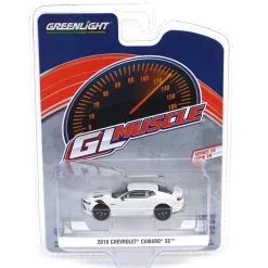 1/64 2018 Chevrolet Camaro SS Redline Edition, Silver Ice Metallic, GreenLight Muscle Series 28