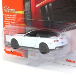 1/64 2013 Chevrolet Camaro ZL1 Convertible, White, Johnny Lightning
