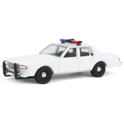 1/64 1980-90 Chevrolet Caprice, Blank White with Light Bar & Grill Guard, Hot Pursuit