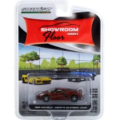 1/64 2022 Chevrolet Corvette C8 Stingray, Caffeine Metallic, Showroom Floor Series 2