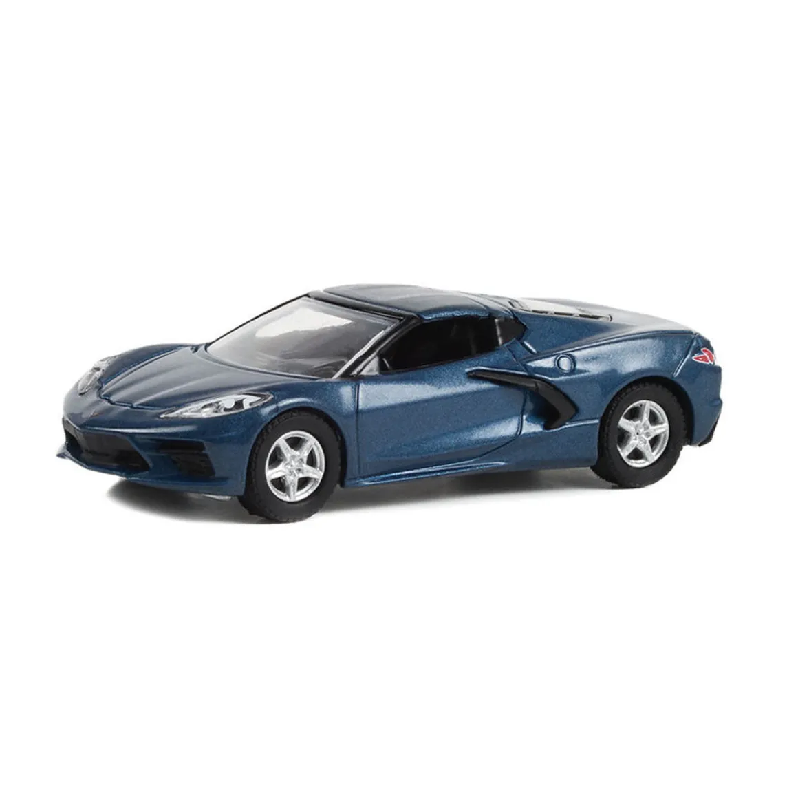 1/64 2020 Chevrolet Corvette C8 Stingray, Shadow Gray, Barrett Jackson Scottsdale Series 11
