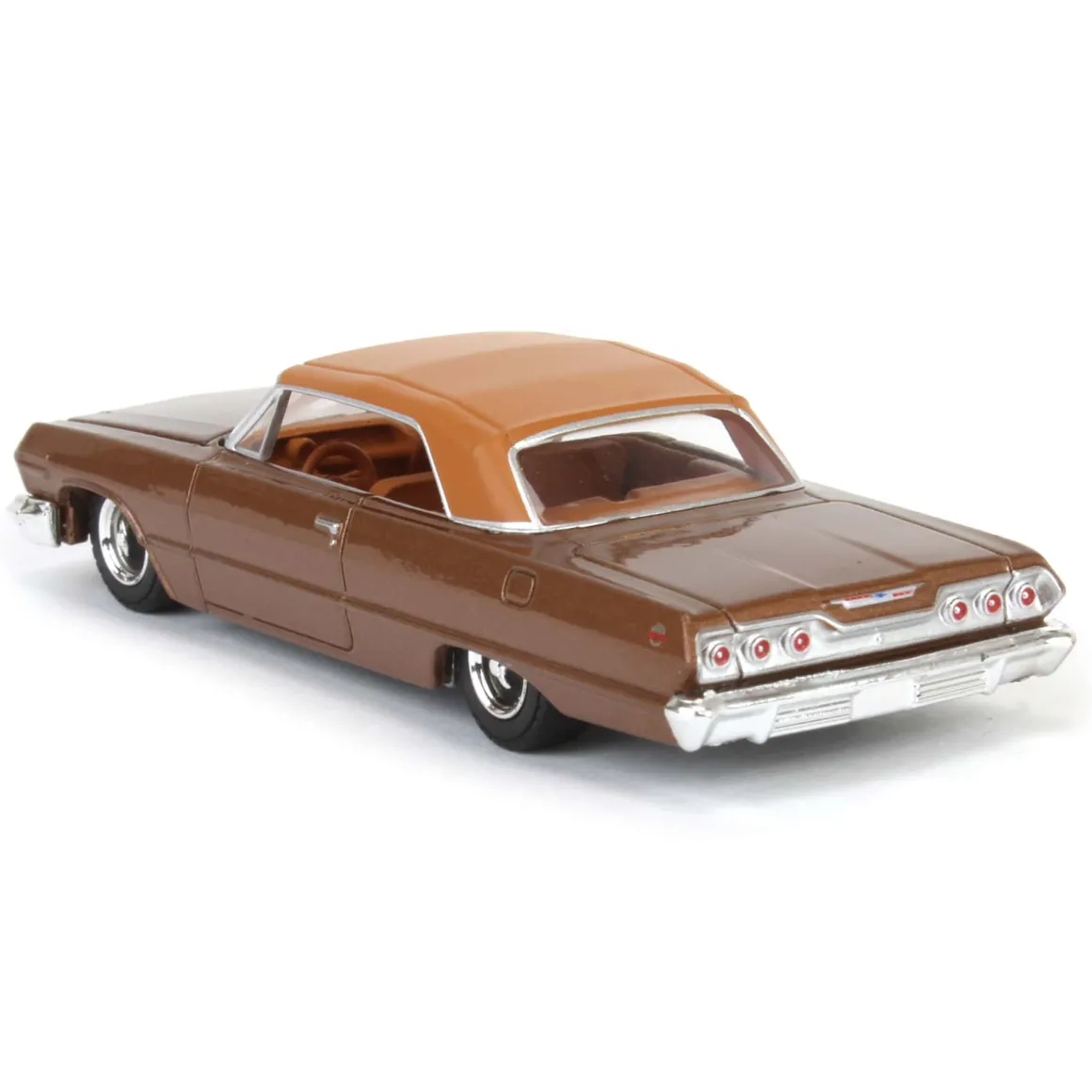 1/64 1963 Chevrolet Impala SS Convertible, Bronze Metallic, California Lowriders Series 6