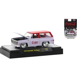 1/64 1973 Chevrolet K5 Blazer on Lowered Chassis, Coca Cola, M2 Machines