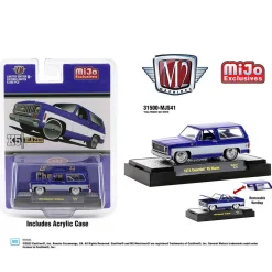 1/64 1973 Chevrolet K5 Blazer, Violet White, M2 Machines MIJO Exclusive