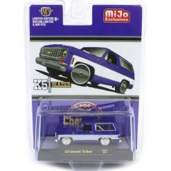1/64 1973 Chevrolet K5 Blazer, Violet White, M2 Machines MIJO Exclusive