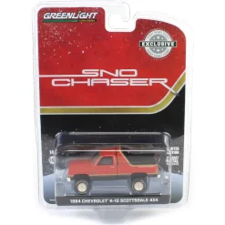 1/64 1984 Chevrolet K-10 Scottsdale 4x4, Weathered Sno Chaser, Hobby Exclusive