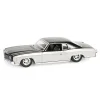 1/64 1972 Chevrolet Monte Carlo, Silver & Black, California Lowriders Series 5