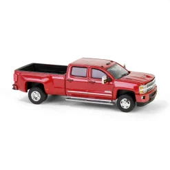 1/64 2018 Chevrolet Silverado 3500 HD Dually High Country, Cajun Red Metallic, Dually Drivers Series 15