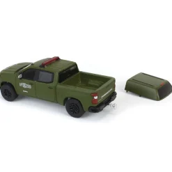 1/64 2021 Chevrolet Silverado LT Trail Boss Z71 with Camper Shell, Carabineros De Chile