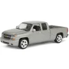 1/64 2006 Chevrolet Silverado SS Extended Cab Fleetside Pickup Truck, Silver, Auto World