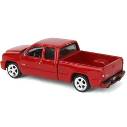 1/64 2006 Chevrolet Silverado SS Extended Cab Fleetside Pickup Truck, Victory Red, Auto World