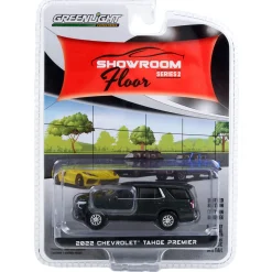 1/64 2022 Chevrolet Tahoe Premier, Evergreen Gray, Showroom Floor Series 2