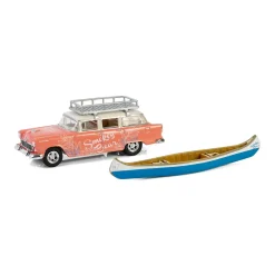 1/64 1955 Chevrolet Two-Ten Townsman with Roof Rack & Canoe, Smokey Bear Series 4