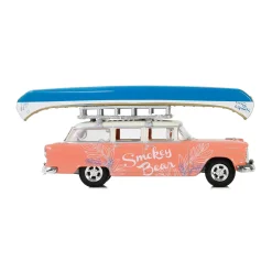 1/64 1955 Chevrolet Two-Ten Townsman with Roof Rack & Canoe, Smokey Bear Series 4