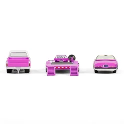 1/64 1972 Chevy C30 with Heavy Duty Car Hauler & 1974 Cadillac Eldorado, True Romance, Hollywood Hitch & Tow Series 13