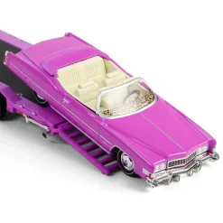 1/64 1972 Chevy C30 with Heavy Duty Car Hauler & 1974 Cadillac Eldorado, True Romance, Hollywood Hitch & Tow Series 13