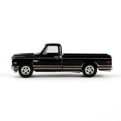 1/64 1972 Chevy Cheyenne C10 Short Bed, Black, Hobby Exclusive