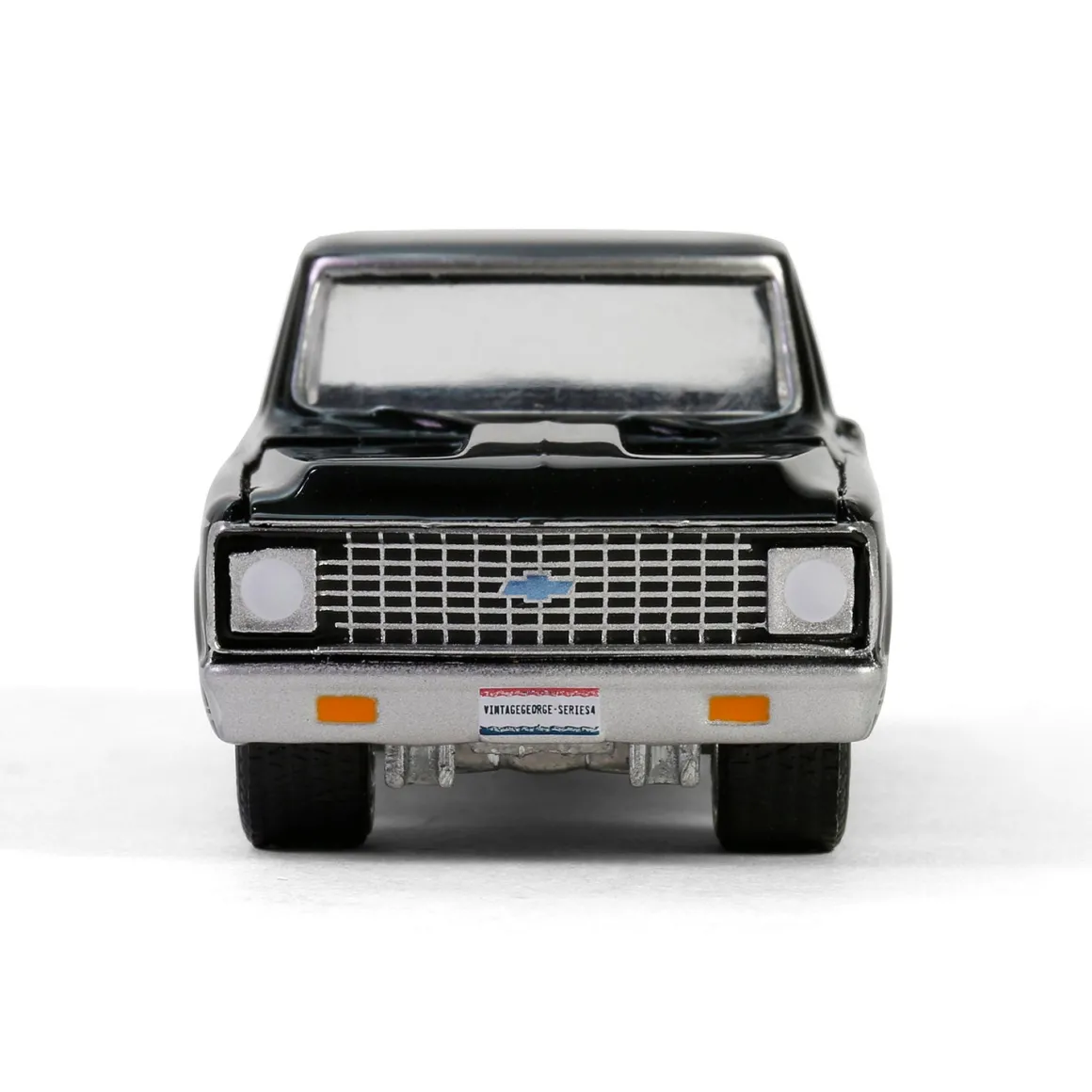 1/64 1972 Chevy Cheyenne C10 Short Bed, Black, Hobby Exclusive