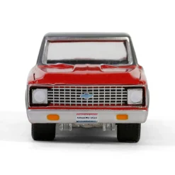 1/64 1972 Chevy Cheyenne C10 Short Bed, Ruby Red & Gunmetal Gray, Hobby Exclusive
