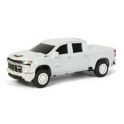 1/64 2020 Chevy Silverado LT, White, Collect N Play by ERTL