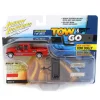 1/64 2002 Chevy Silverado with Two Dolly, 1st Class Auto Salvage Inc., Johnny Lightning Tow & Go
