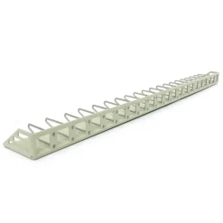 1/64 21 Cow Stanchion Row on Metal Frame, 15in Long
