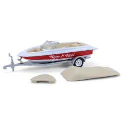 1/64 1967 Dodge D-100 with Boat and Trailer, Hitch & Tow Series 33