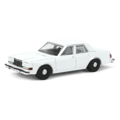 1/64 1980-89 Dodge Diplomat, Blank White, Hot Pursuit