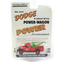 1/64 1950 Dodge Power Wagon Tow Truck, Texaco, Greenlight Exclusive Production
