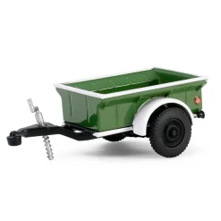 1/64 1950 Dodge Power Wagon with 1/4 Ton Cargo Trailer, Green & White, Hitch & Tow Series 32
