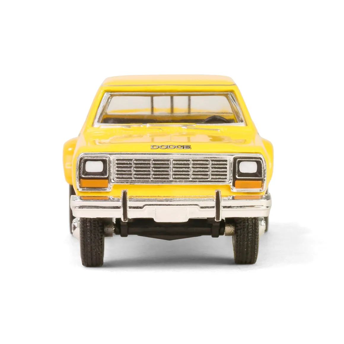 1/64 1982 Dodge Ram D350 Dually, Construction Yellow, Dually Drivers Series 15