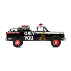1/64 1987 Dodge Ram D250 with Fire Equipment, Hose & Tank, Smokey Bear Series 4