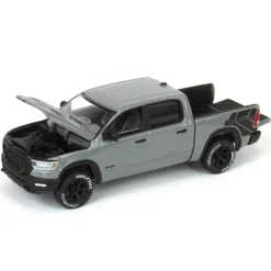 1/64 2023 Dodge Ram Rebel Lunar Edition, Gray, Auto World