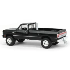 1/64 1992 Dodge Ram 1st Generation, Black Pulling Truck, Outback Toys Exclusive