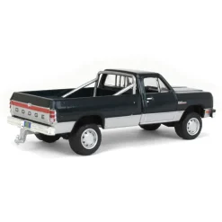 1/64 1992 Dodge Ram 1st Generation, Lifted, Green & Silver, Outback Toys Exclusive