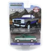 1/64 1992 Dodge Ram 1st Generation, Blue & Silver, Outback Toys Exclusive - Green Machine