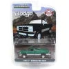1/64 1992 Dodge Ram 1st Generation, Lifted, Green & Silver, Outback Toys Exclusive - Green Machine