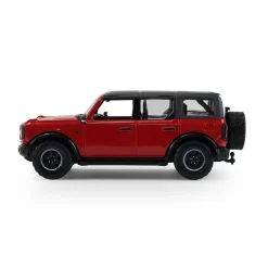 1/64 2024 Ford Bronco 4-Door Badlands, Hot Pepper Red Metallic, Showroom Floor Series 7
