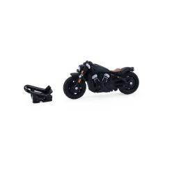 1/64 2021 Ford Bronco 4-Door Badlands, Cactus Grey with Utility Trailer & Motorcycle, Hitch & Tow Series 33