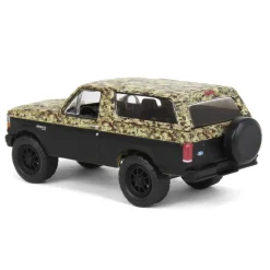 1/64 1996 Ford Bronco Lifted, Camo & Black, All-Terrain Series 14