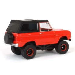 1/64 1969 Ford Bronco Lifted with Soft Top, Poppy Red, All-Terrain Series 16
