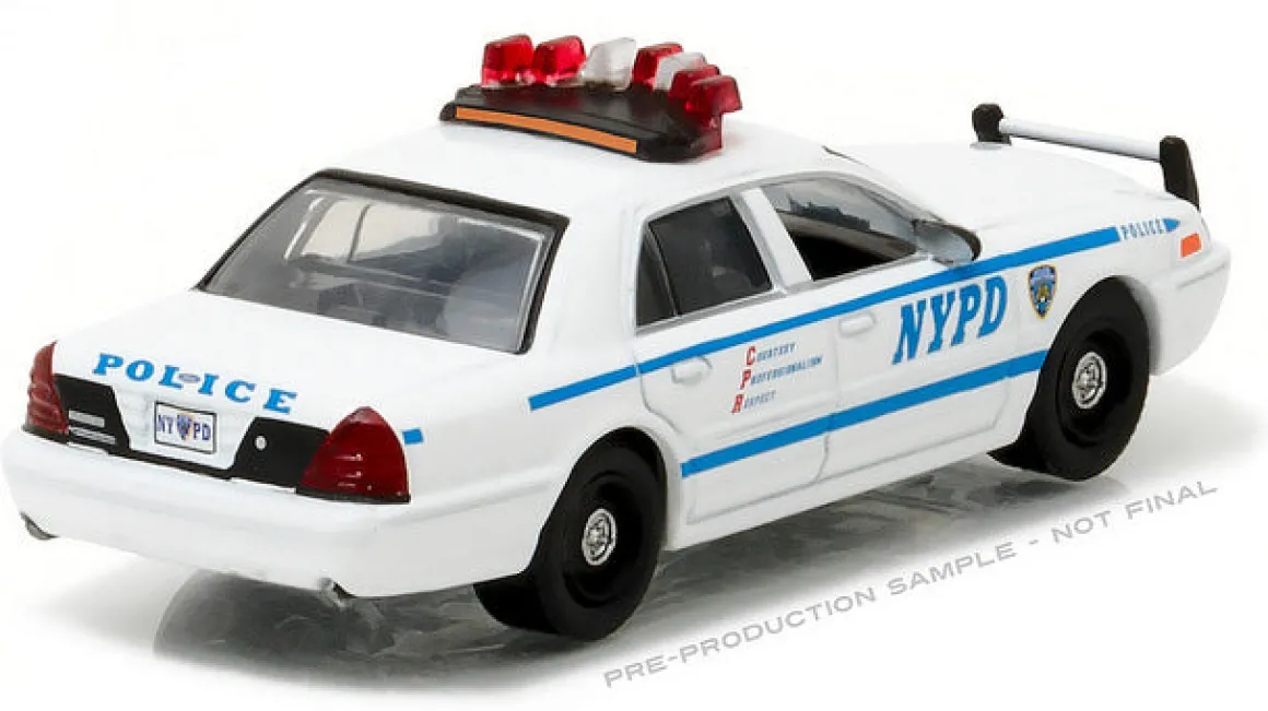 1/64 2011 Ford Crown Victoria Police Interceptor, NYPD, Squad Number Decal Sheet